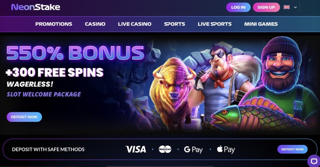 Neon Stake – Best for High Rollers